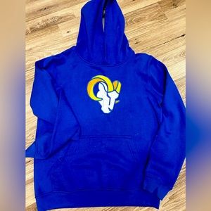 Boys NFL Rams Hoodie Youth Xtra Lg , XL